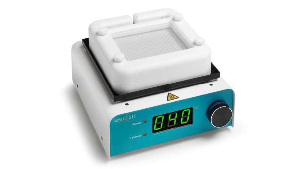 Heater Module for Flow Chemistry Glass Static Mixer Chips
