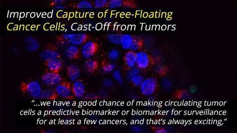Improved Capture of Free-Floating Cancer Cells, Cast-Off from Tumors