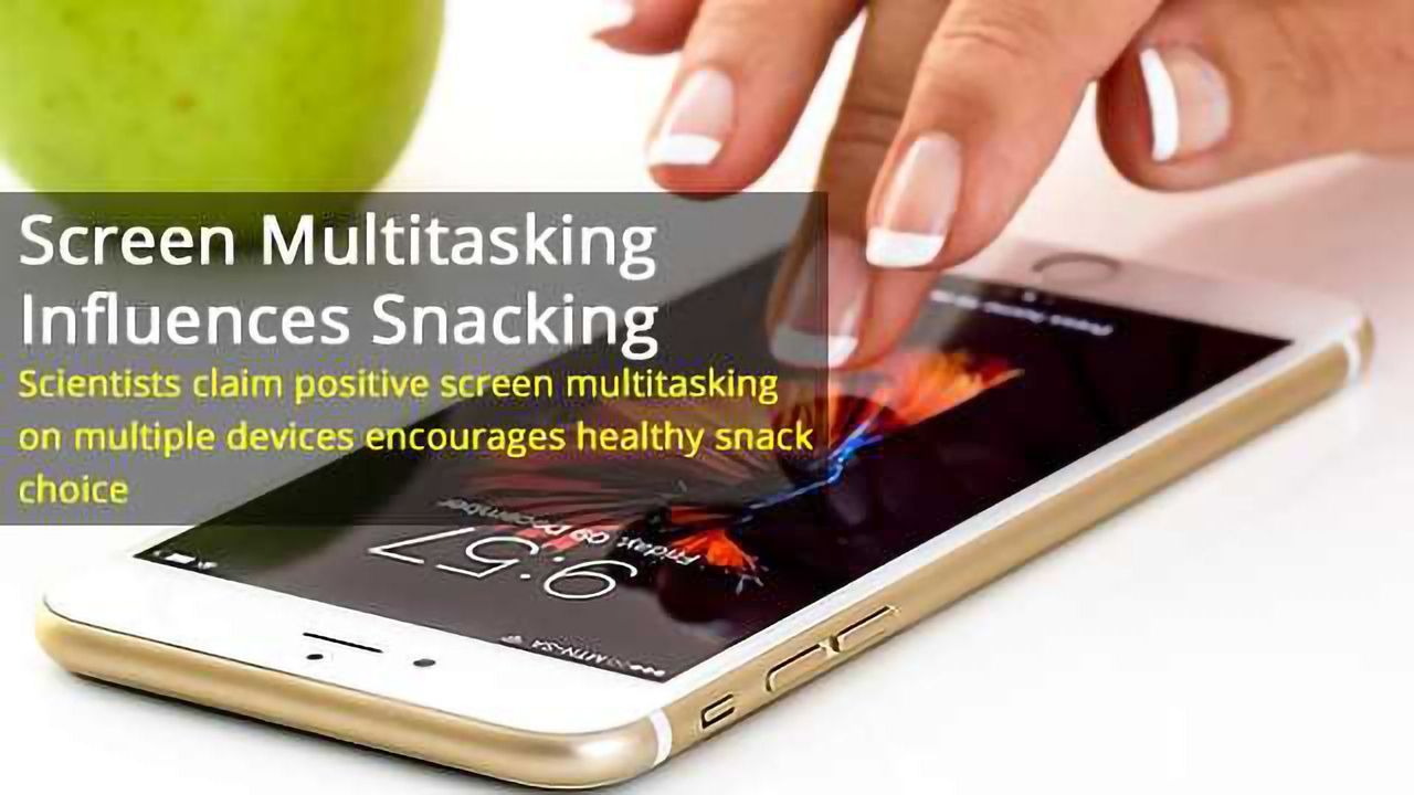 Multiple Screen Use Affects Snack Choices