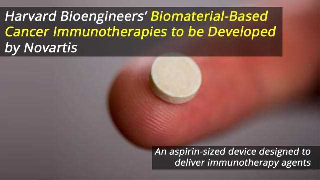 Harvard Bioengineers’ Biomaterial-Based Cancer Immunotherapies to be Developed by Novartis