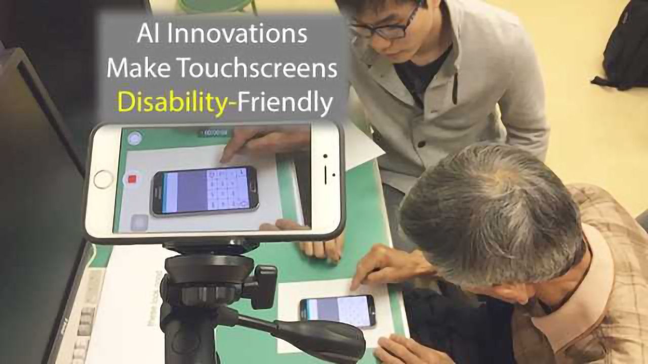 AI Alterations Make Disability-Friendly Touchscreens