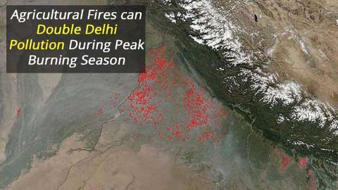 Agricultural Fires Important Source of Delhi Pollution