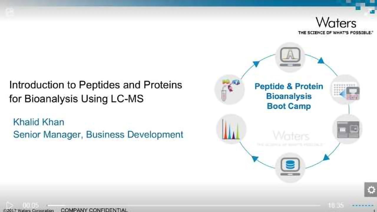 Introduction to Peptides and Proteins for Bioanalysis Using LC-MS