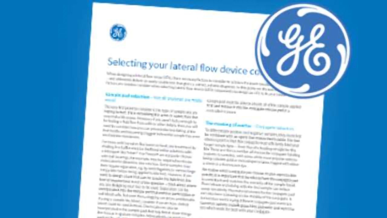 How To Select Your Lateral Flow Device Components
