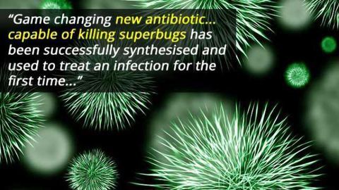 Synthesised Antibiotic Capable of Treating Superbugs