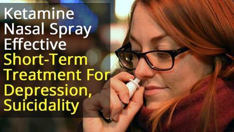 Ketamine Nasal Spray Shows Fast-Acting Benefits for Depression and Suicidality