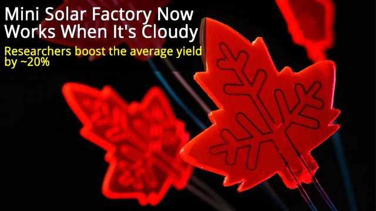 Artificial Leaf Acts as a Mini Medicine Factory