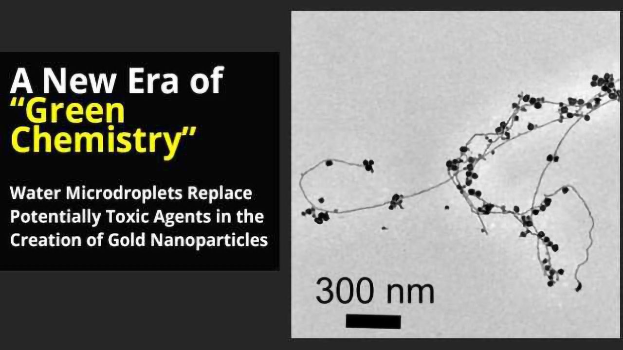 Creating Gold Nanoparticles in Water, a New Era of “Green Chemistry"?
