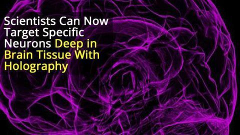 Using Holography to Activate the Brain