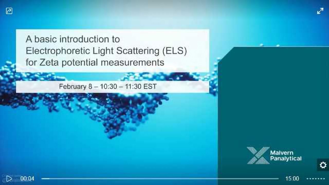 A Basic Introduction to Electrophoretic Light Scattering (ELS)