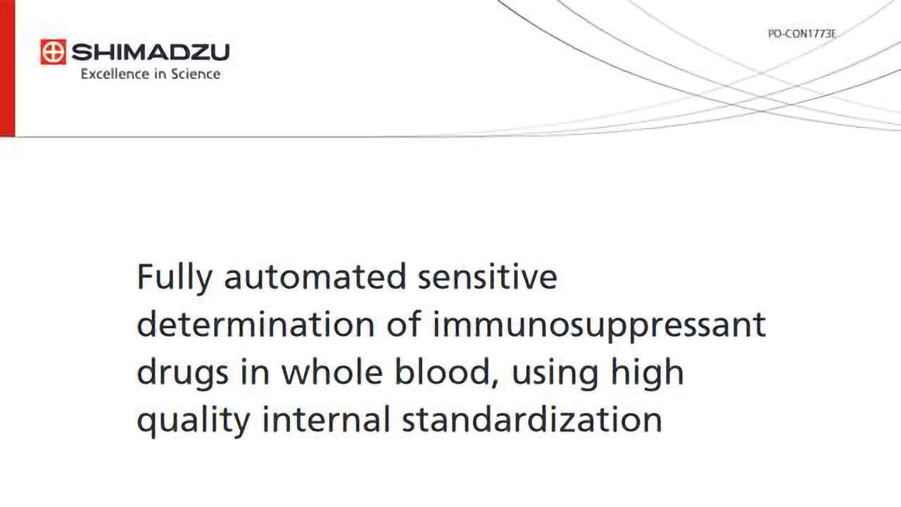 Fully Automated Sensitive Determination of Immunosuppressant Drugs in Whole Blood, using High Quality Internal Standardization