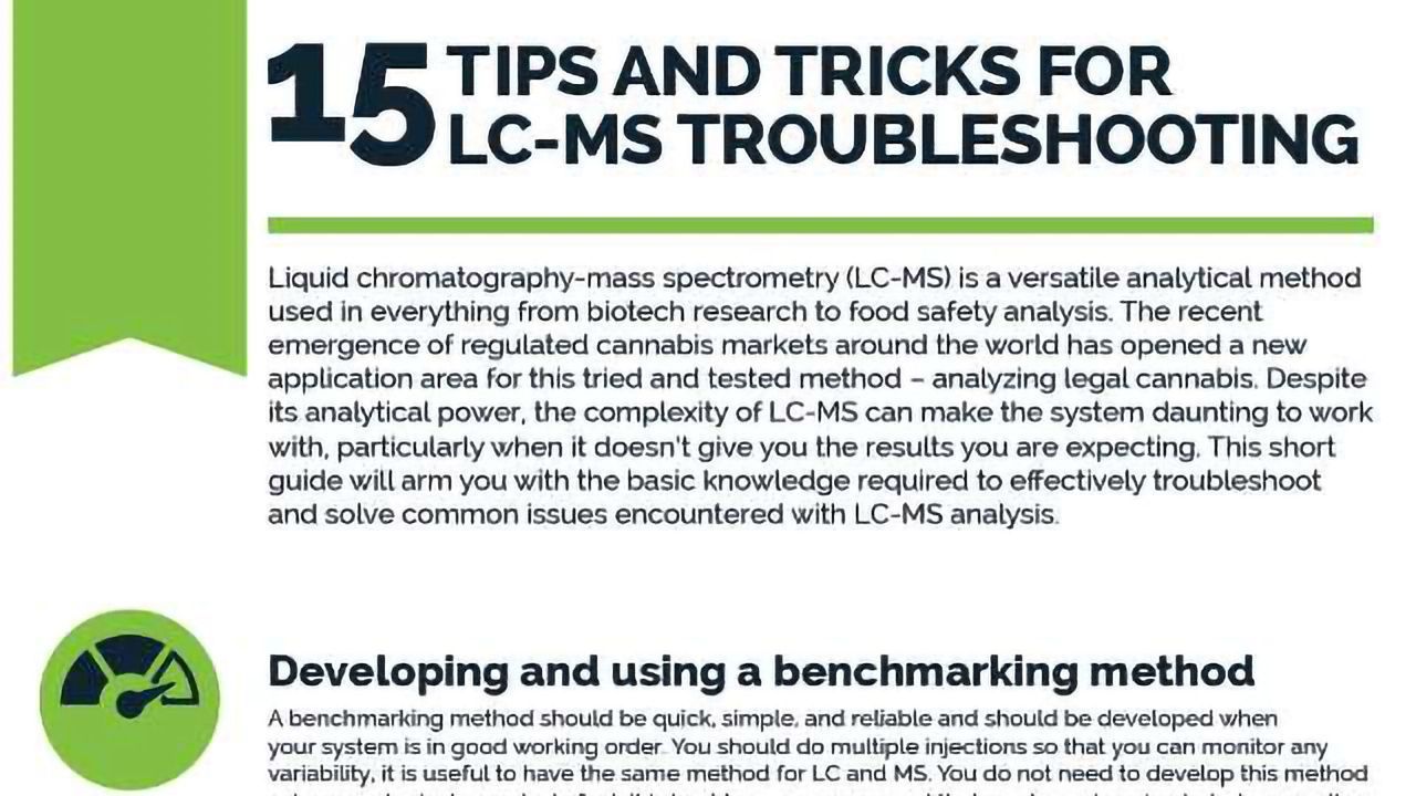 15 Tips and Tricks for LC-MS Troubleshooting