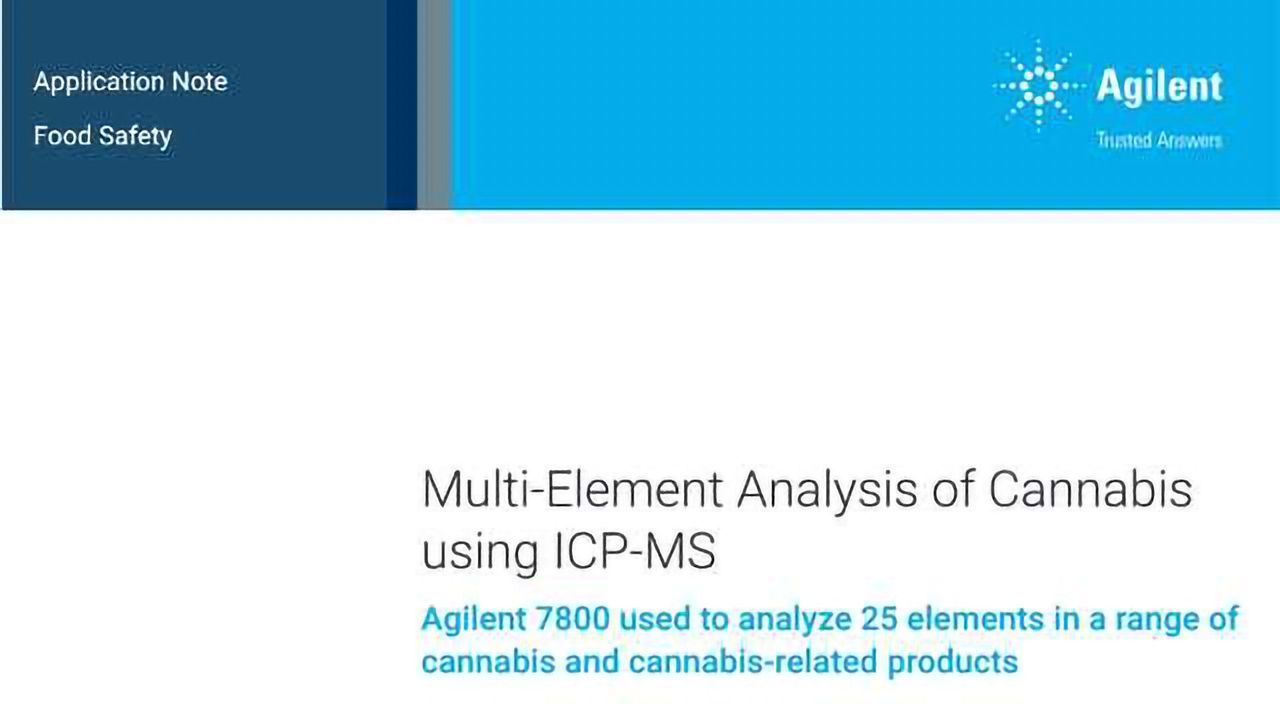 Multi-Element Analysis of Cannabis using ICP-MS
