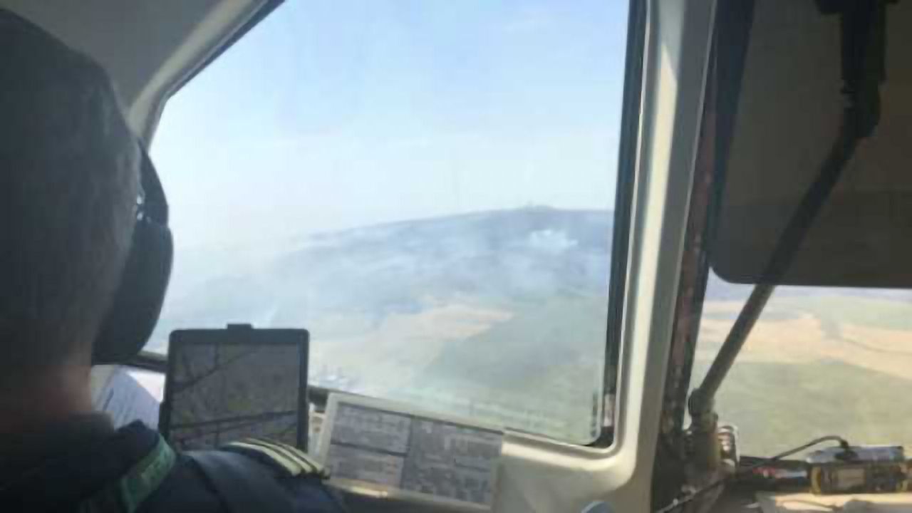 Flying Lab Samples Wildfire Pollution