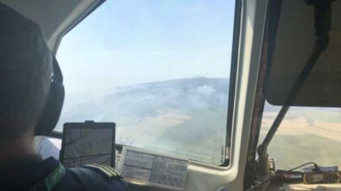 Flying Lab Samples Wildfire Pollution