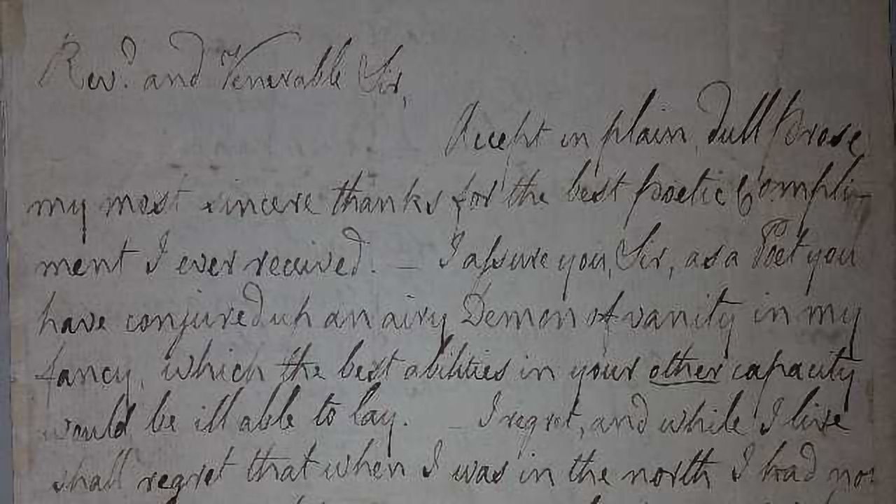 Minimally Destructive Technique Authenticates Burns' Manuscript