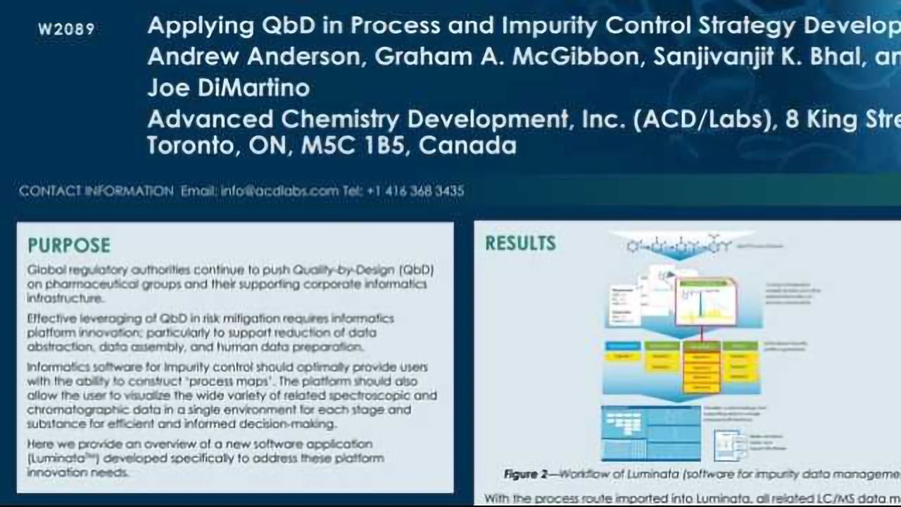 Applying QbD in Process and Impurity Control Strategy Development