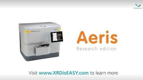 Aeris Research edition benchtop XRD: big analytical capability in a small footprint