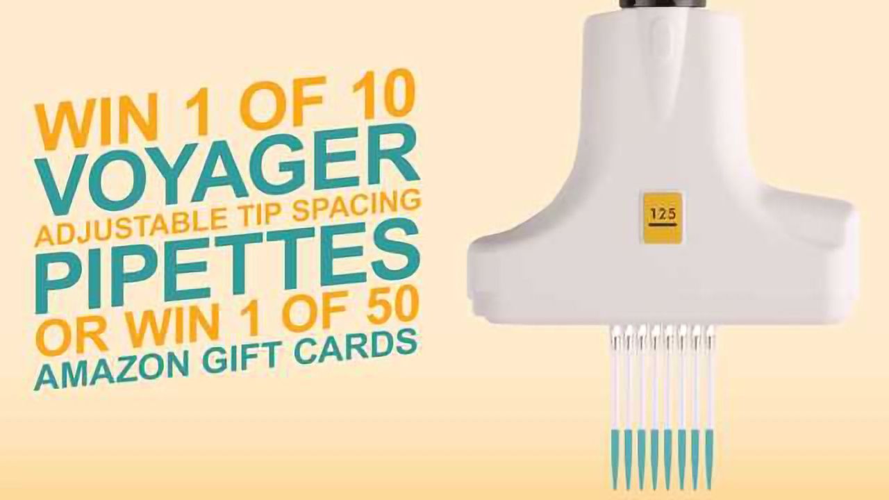 Win an INTEGRA VOYAGER Adjustable tip Spacing Pipette
