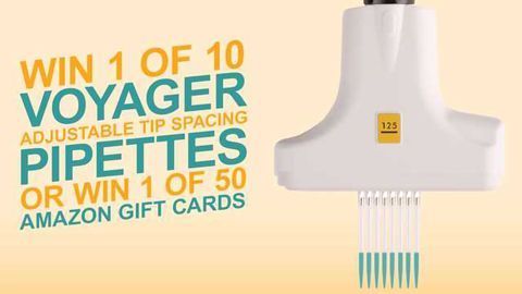 Win an INTEGRA VOYAGER Adjustable tip Spacing Pipette