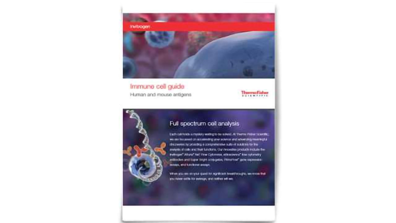 Identifying Immune Cells – Human and Mouse Antigens