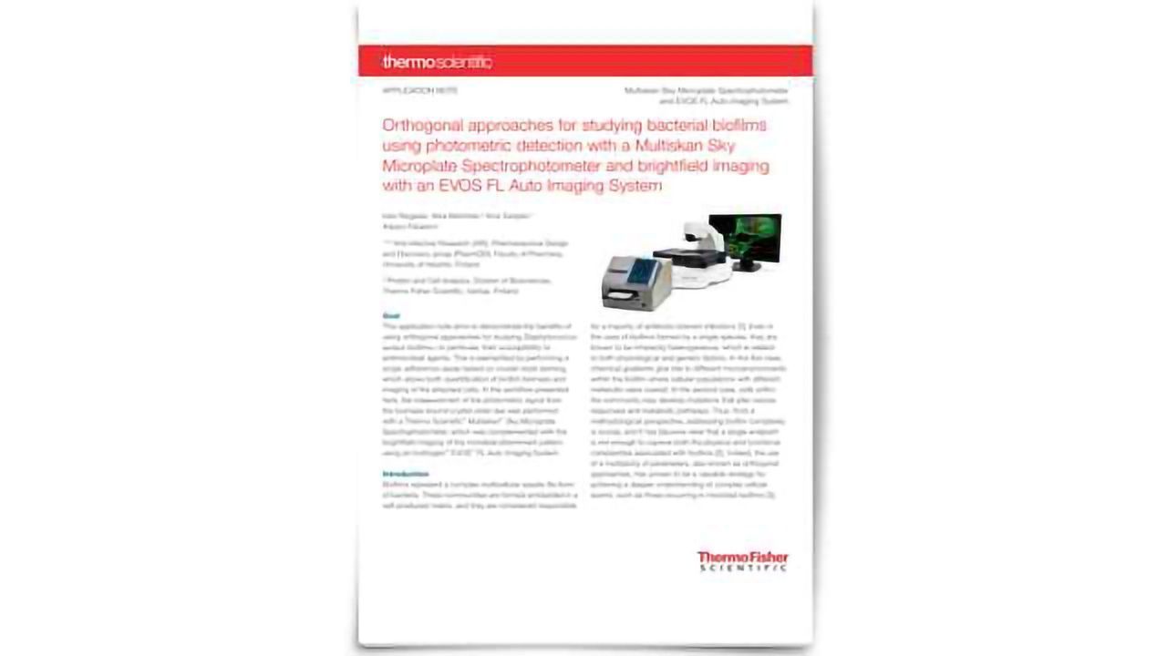Using Orthogonal Approaches To Enhance Your Biofilm Research