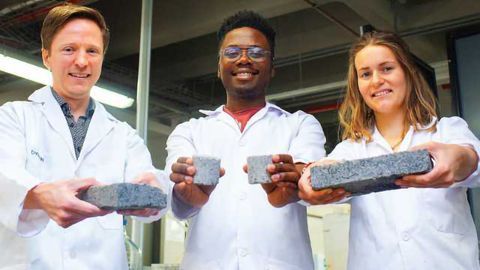 Bio-bricks Made From Urine