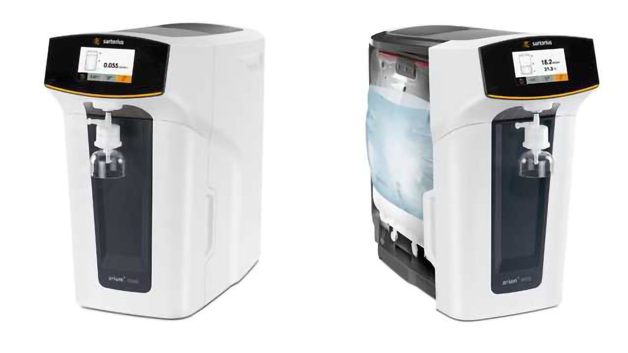 arium® mini – the Only Ultrapure Water System with Bagtank Technology