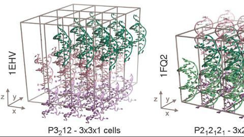 First Stable Simulations of DNA Crystals