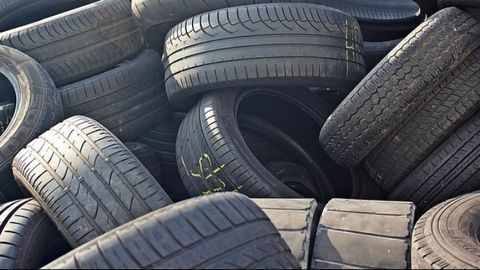 New Lease of Life for Old Tires in Roads