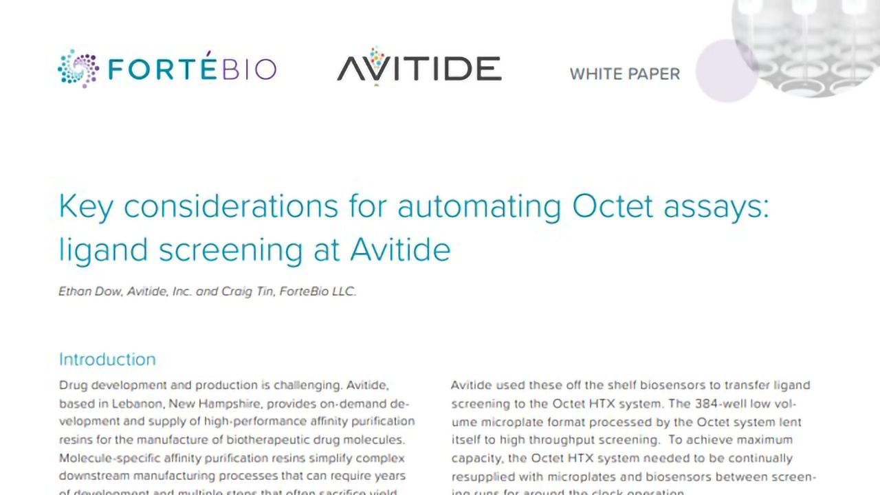 Accelerating Antibody Development with Automated Octet Assays