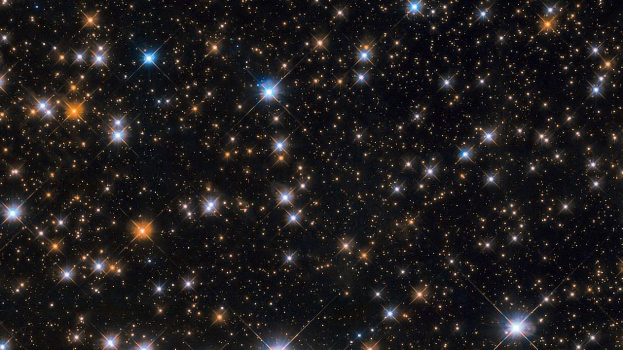 Cosmic Duck Flock Spotted by Hubble
