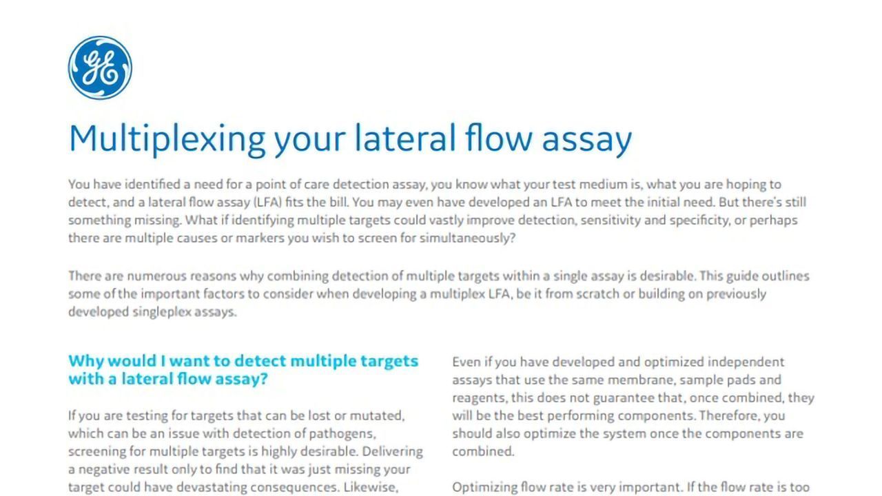 Multiplexing Your Lateral Flow Assay