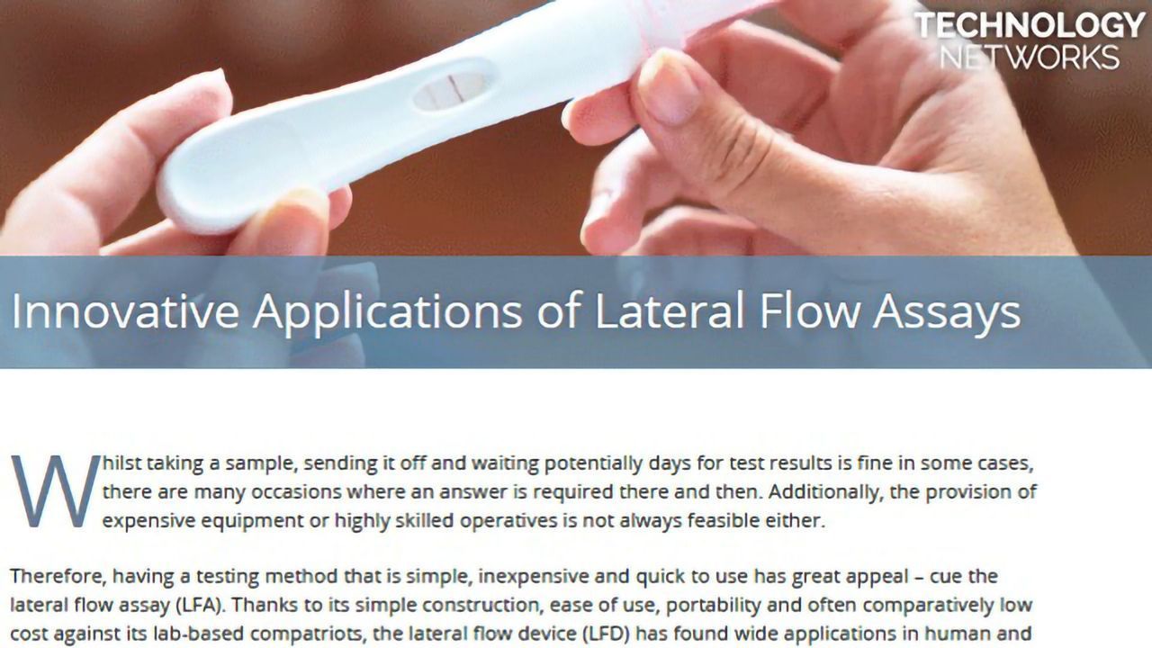 Innovative Applications of Lateral Flow Assays