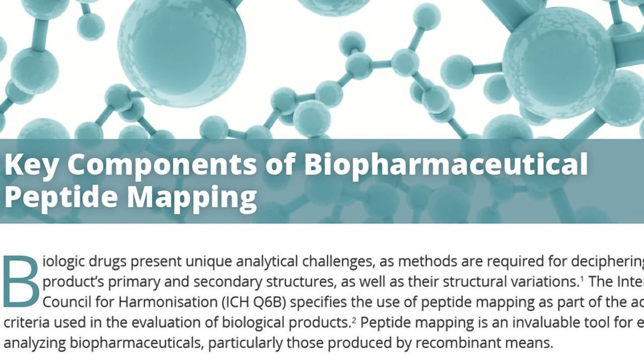 Key Components of Biopharmaceutical Peptide Mapping