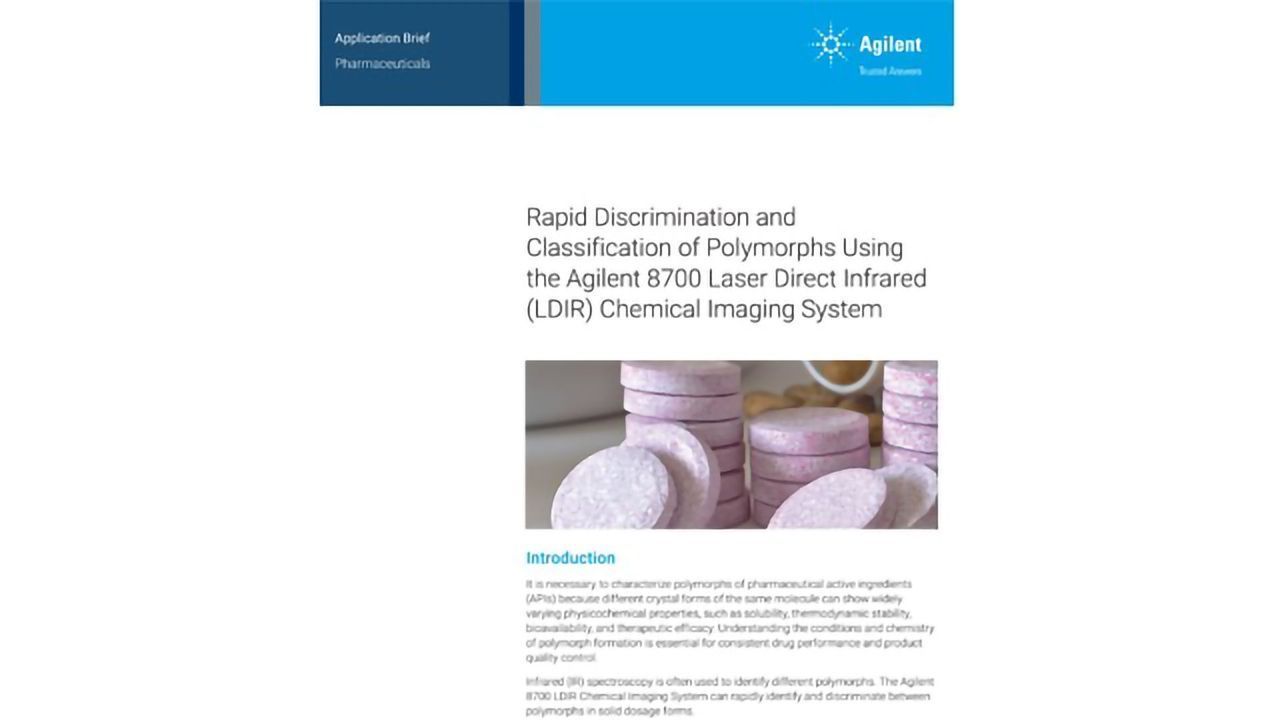 Rapid Discrimination and Classification of Polymorphs Using the Agilent 8700 LDIR