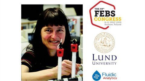 Professor Sara Linse Presents New Data on Protein Interactions in Alzheimer’s Disease Using the Fluidity One-W at FEBS 2019