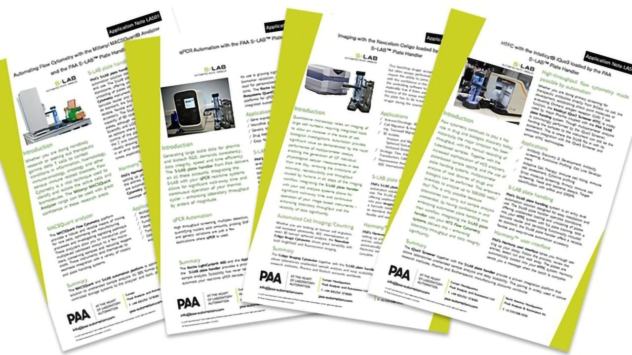 Advancing Automation With the S-LAB Plate Handler