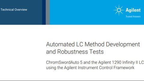 Automated LC Method Development and Robustness Tests