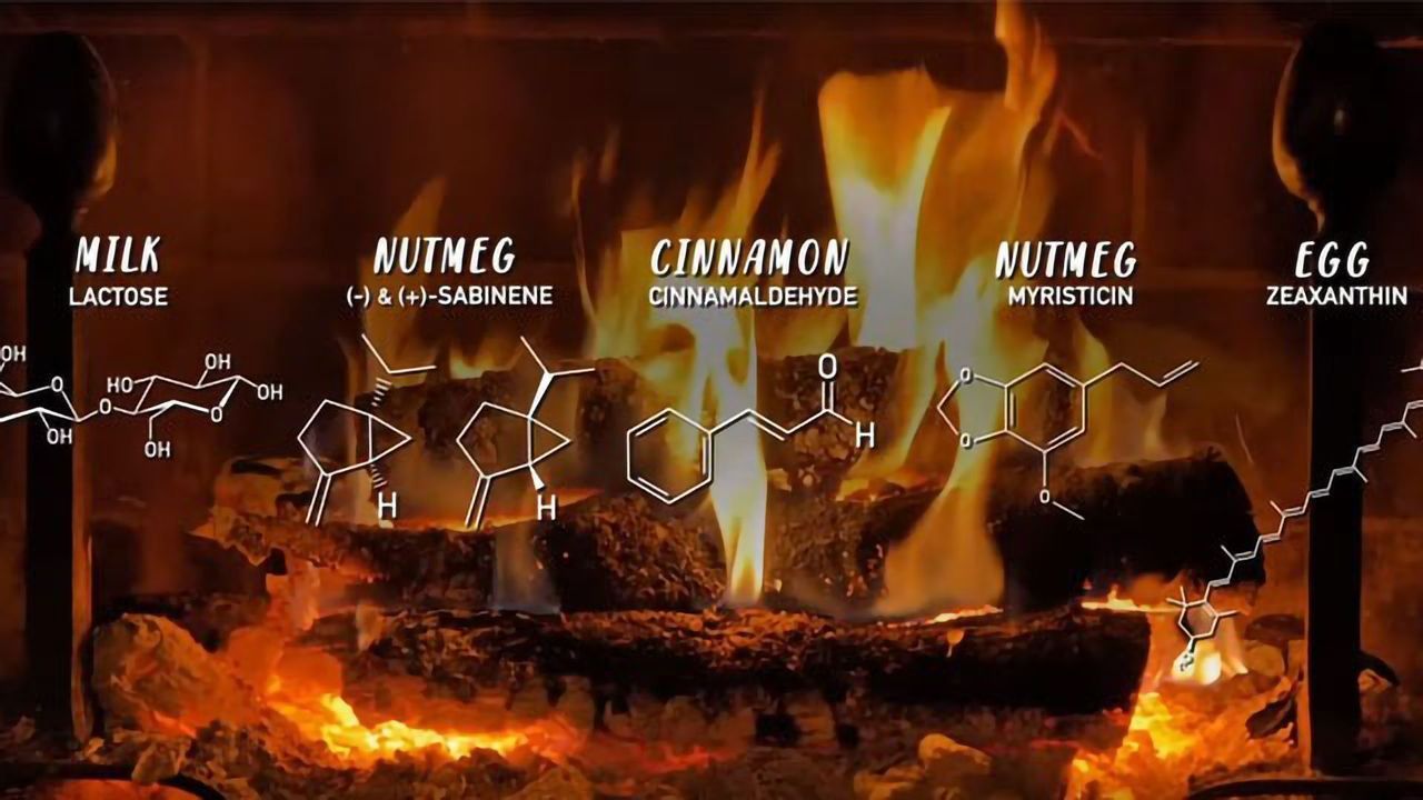 Yule Log Chemistry Trivia - 4 Hours of Cozy Fireplace for Your Nerdy Holiday Parties