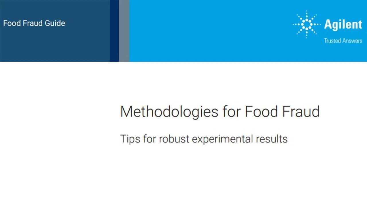 Methodologies for Food Fraud