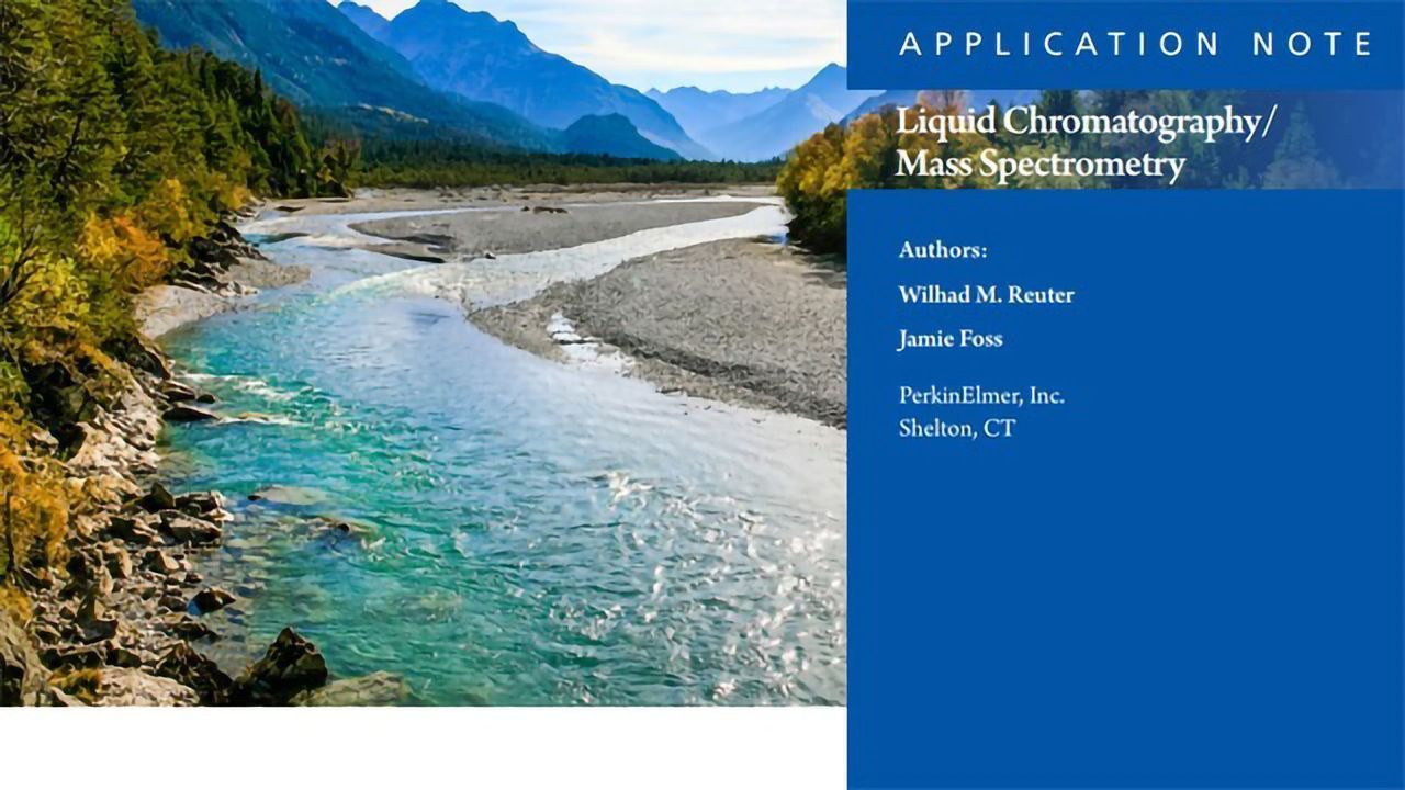 Estrogen Monitoring in River Water by LC-MS/MS With Online SPE