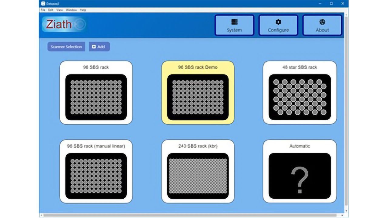 Web-based 2D-Barcoded Tube Identification