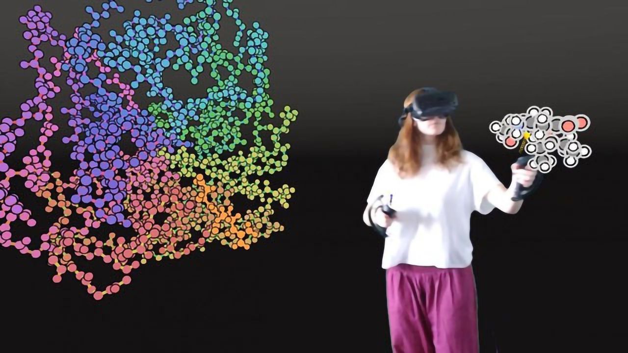 Designing New Drugs in Virtual Reality