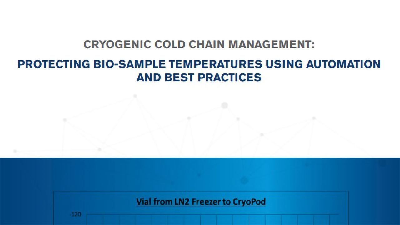 Cryogenic Cold Chain Management: Protecting Bio-Sample Temperatures Using Automation and Best Practices