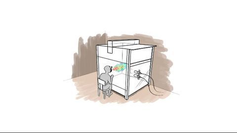 COVID-19 Cough Chamber Asks Whether Six Feet Is Enough