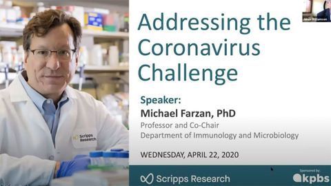 Addressing the Coronavirus Challenge: Front Row Lecture with Michael Farzan, PhD