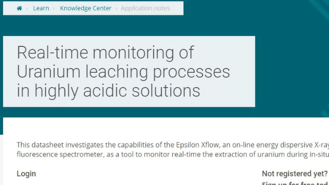 Real-time Monitoring of Uranium Leaching Processes in Highly Acidic Solutions