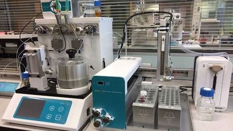 Automated Flow Chemistry Synthesis of Combinatorial Libraries