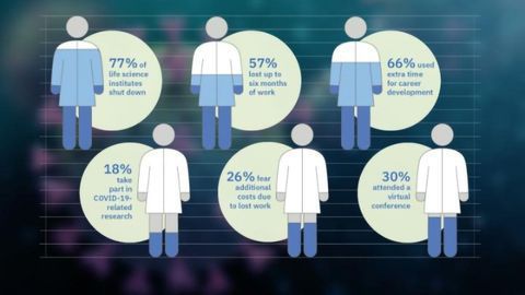 Survey Highlights the Effects of COVID-19 Pandemic on Life Scientists
